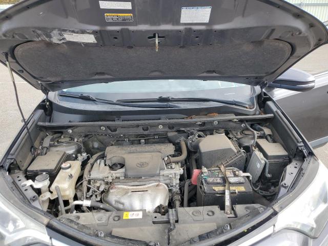 JTMRFREV0HJ129117 - 2017 TOYOTA RAV4 XLE GRAY photo 12