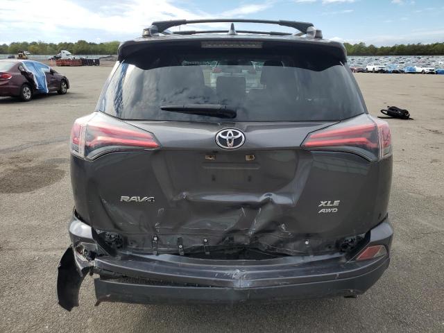 JTMRFREV0HJ129117 - 2017 TOYOTA RAV4 XLE GRAY photo 6