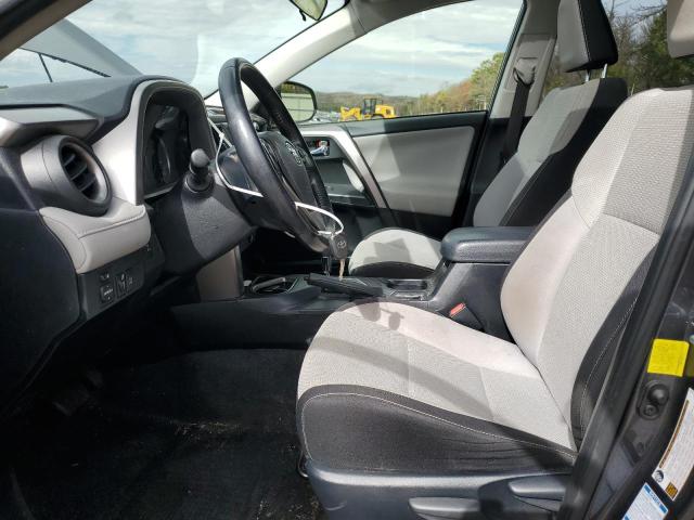 JTMRFREV0HJ129117 - 2017 TOYOTA RAV4 XLE GRAY photo 7