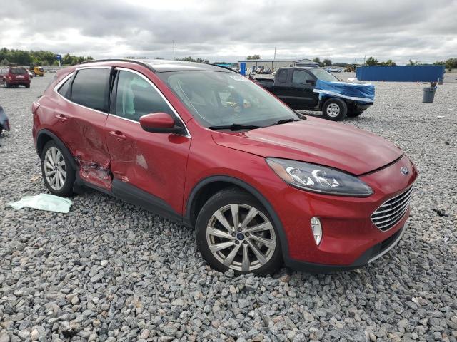 1FMCU0DZ8MUA92141 - 2021 FORD ESCAPE TITANIUM RED photo 4