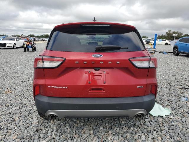 1FMCU0DZ8MUA92141 - 2021 FORD ESCAPE TITANIUM RED photo 6