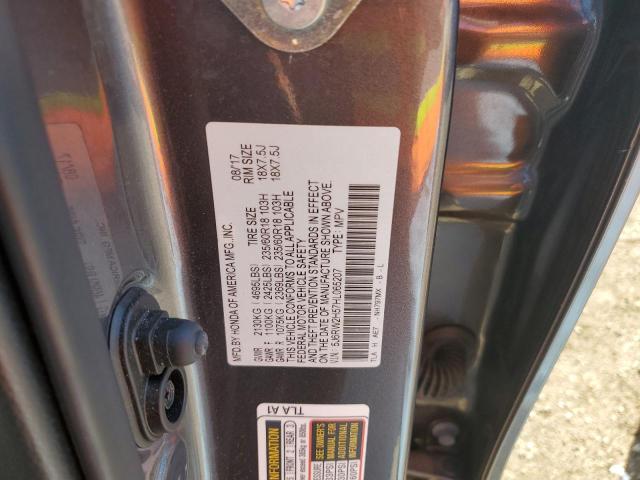 5J6RW2H57HL065207 - 2017 HONDA CR-V EX GRAY photo 13