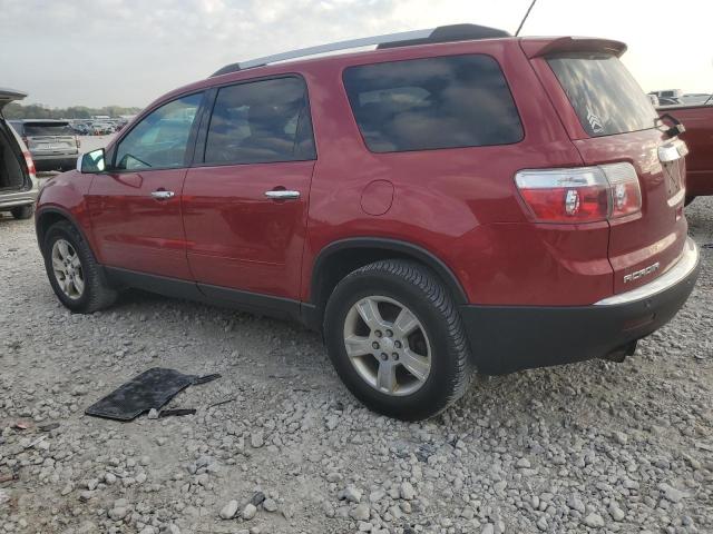 1GKKRPED4CJ238617 - 2012 GMC ACADIA SLE წითელი ფოტო 2