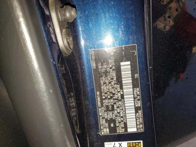 JTLKT324764032516 - 2006 TOYOTA SCION XB BLUE photo 13