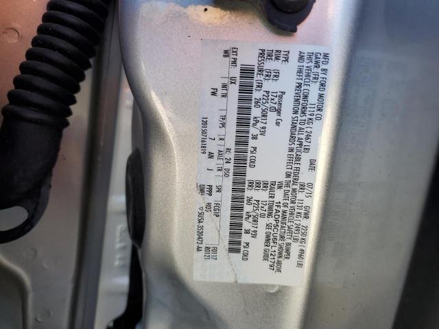 1FADP5CU6FL121797 - 2015 FORD C-MAX PREMIUM SEL SILVER photo 12