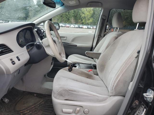 5TDKK3DC6ES455352 - 2014 TOYOTA SIENNA LE BLACK photo 7