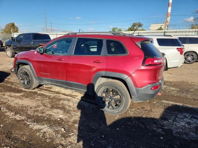 1C4PJMBS8EW239771 - 2014 JEEP CHEROKEE TRAILHAWK BURGUNDY photo 2