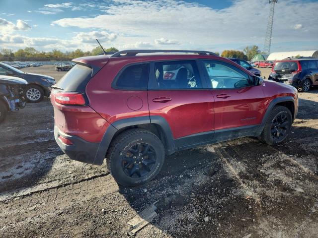 1C4PJMBS8EW239771 - 2014 JEEP CHEROKEE TRAILHAWK BURGUNDY photo 3