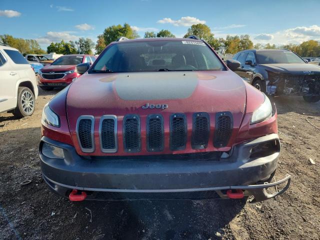 1C4PJMBS8EW239771 - 2014 JEEP CHEROKEE TRAILHAWK BURGUNDY photo 5
