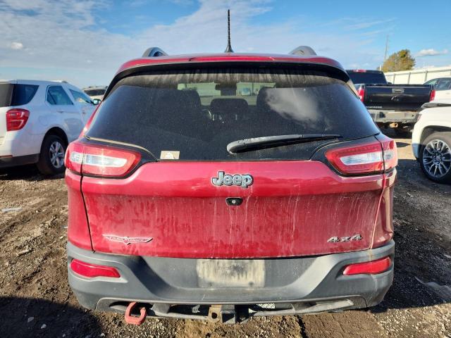 1C4PJMBS8EW239771 - 2014 JEEP CHEROKEE TRAILHAWK BURGUNDY photo 6
