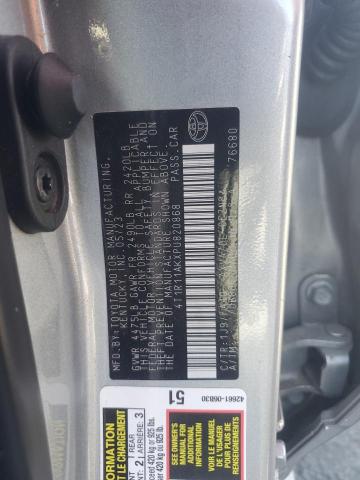 4T1R11AKXPU820868 - 2023 TOYOTA CAMRY LE SILVER photo 12