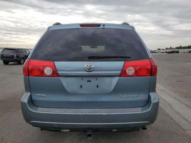 5TDBA23C36S065423 - 2006 TOYOTA SIENNA LE BLUE photo 6
