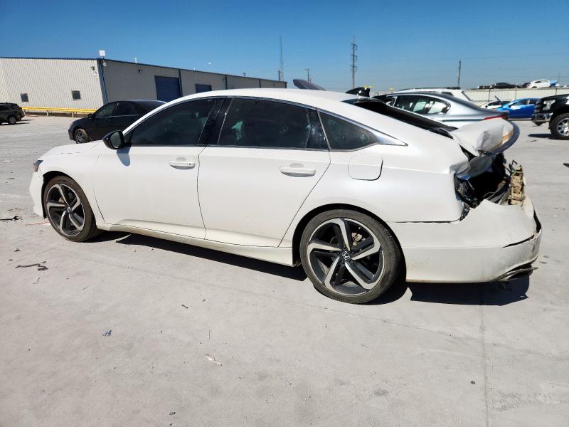 1HGCV1F36MA099642 - 2021 HONDA ACCORD SPORT WHITE photo 2