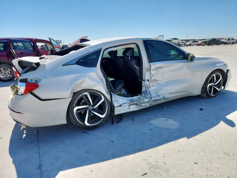 1HGCV1F36MA099642 - 2021 HONDA ACCORD SPORT WHITE photo 3