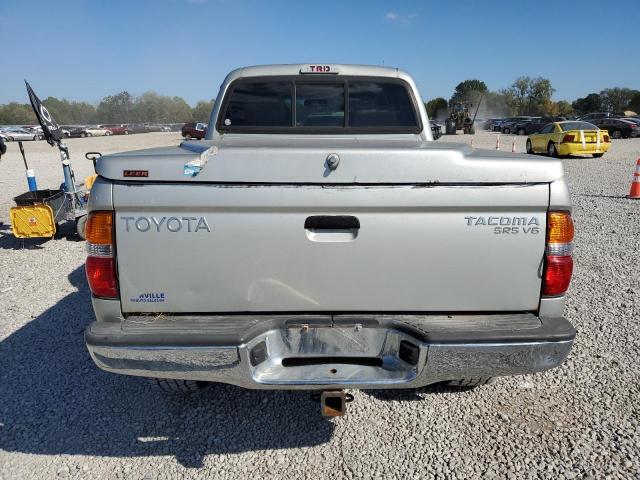 5TEHN72N51Z800526 - 2001 TOYOTA TACOMA DOUBLE CAB SILVER photo 6