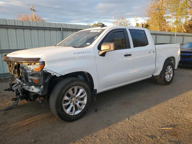 1GCPABEK0NZ607648 - 2022 CHEVROLET SILVERADO C1500 CUSTOM WHITE photo 1