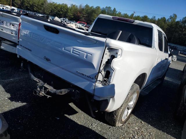 1GCPABEK0NZ607648 - 2022 CHEVROLET SILVERADO C1500 CUSTOM WHITE photo 3