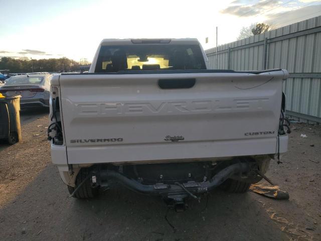 1GCPABEK0NZ607648 - 2022 CHEVROLET SILVERADO C1500 CUSTOM WHITE photo 6