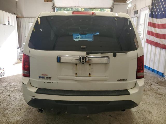 5FNYF4H55DB072151 - 2013 HONDA PILOT EXL Blanco foto 6