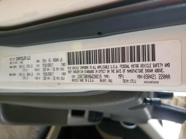 1D8GT58K08W230219 - 2008 DODGE NITRO SLT Ağ foto 13