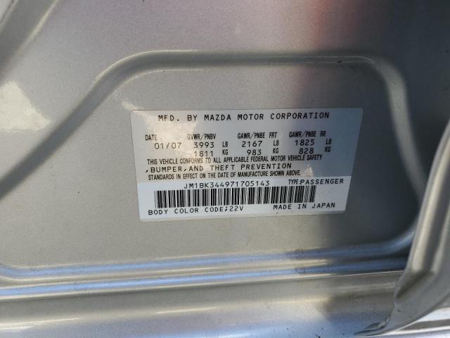 JM1BK344971705143 - 2007 MAZDA 3 HATCHBACK Gümüş foto 12