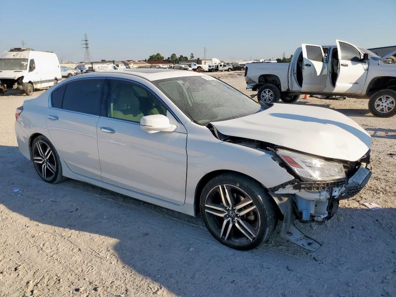 1HGCR3F91HA044431 - 2017 HONDA ACCORD TOURING თეთრი ფოტო 4