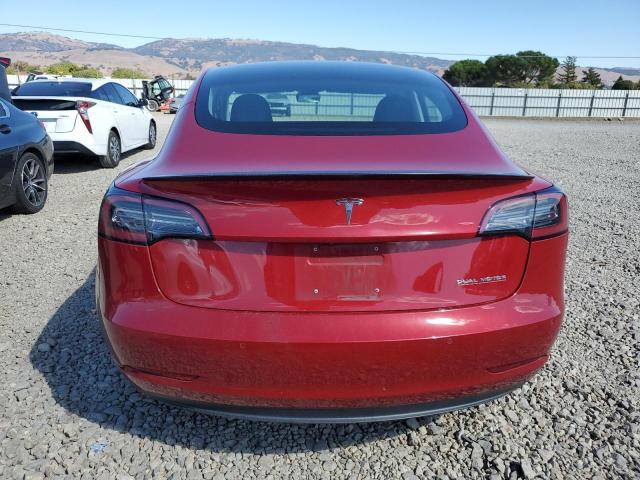 5YJ3E1EB8JF063199 - 2018 TESLA MODEL 3 Rot Foto 6