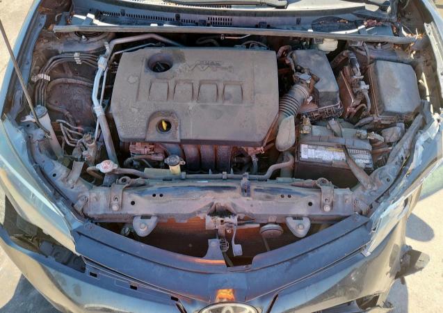 5YFBURHE0HP706937 - 2017 TOYOTA COROLLA L BLACK photo 11