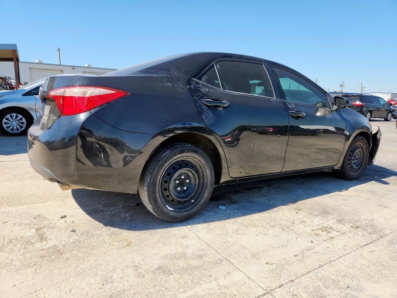 5YFBURHE0HP706937 - 2017 TOYOTA COROLLA L BLACK photo 3
