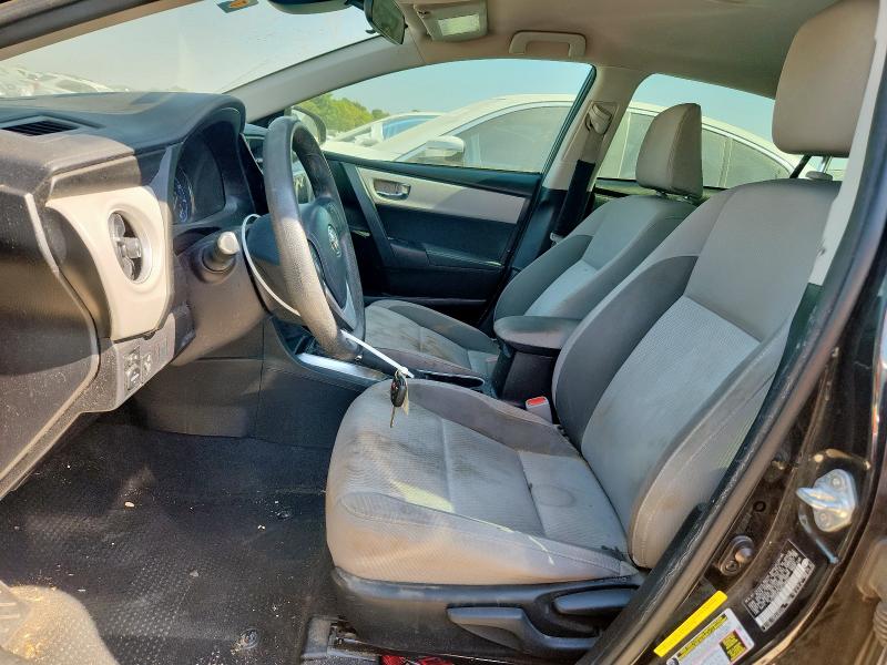 5YFBURHE0HP706937 - 2017 TOYOTA COROLLA L BLACK photo 7