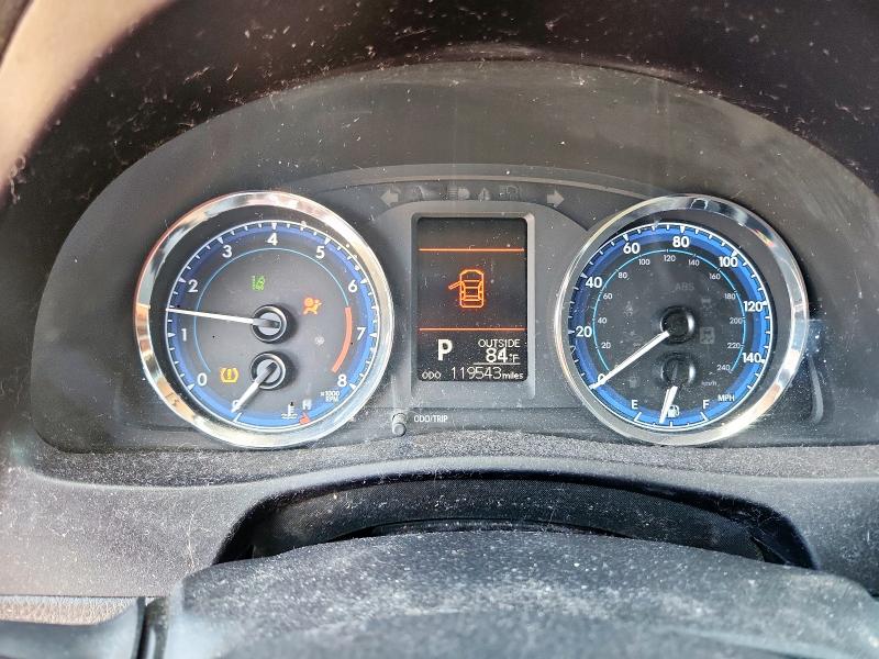 5YFBURHE0HP706937 - 2017 TOYOTA COROLLA L BLACK photo 9