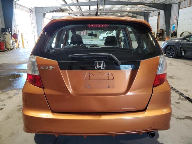 JHMGE884X9S025297 - 2009 HONDA FIT SPORT ნარინჯისფერი ფოტო 6