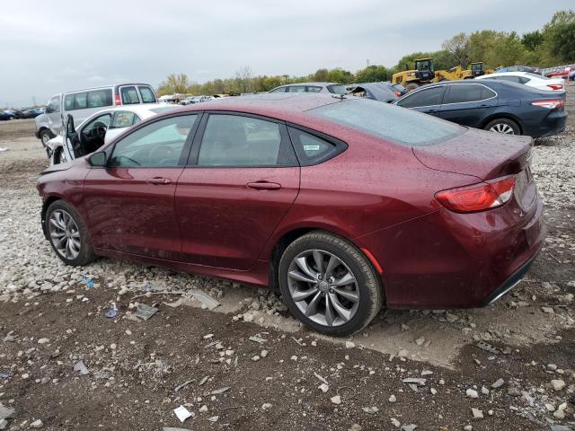 1C3CCCBGXFN526183 - 2015 CHRYSLER 200 S BURGUNDY photo 2