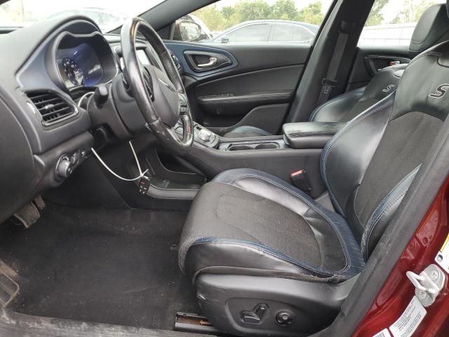 1C3CCCBGXFN526183 - 2015 CHRYSLER 200 S BURGUNDY photo 7
