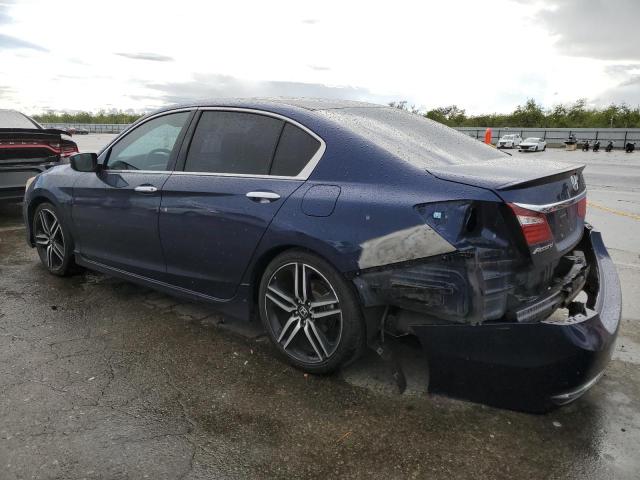 1HGCR2F59HA129041 - 2017 HONDA ACCORD SPORT ლურჯი ფოტო 2