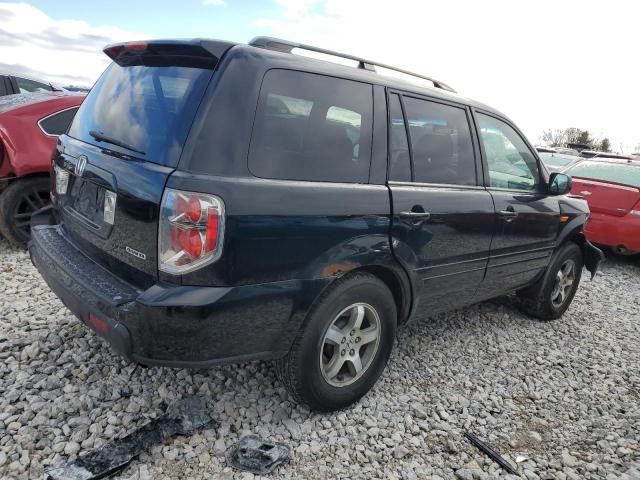 2HKYF18547H002404 - 2007 HONDA PILOT EXL BLACK photo 3