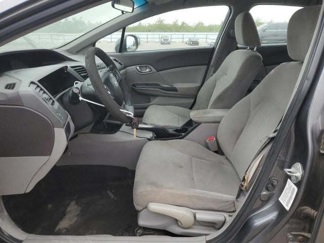 2HGFB2F64CH519565 - 2012 HONDA CIVIC HF GRAY photo 7