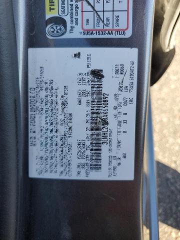 3LNHL2GC8AR650892 - 2010 LINCOLN MKZ ვერცხლისფერი ფოტო 12