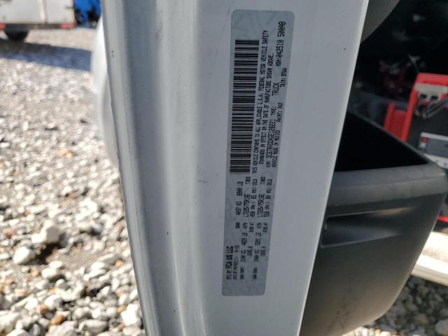 3C6TRVDDXGE128221 - 2016 RAM PROMASTER 2500 HIGH WHITE photo 10