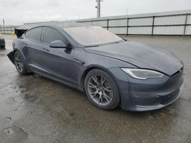 5YJSA1E59PF527952 - 2023 TESLA MODEL S GRAY photo 4