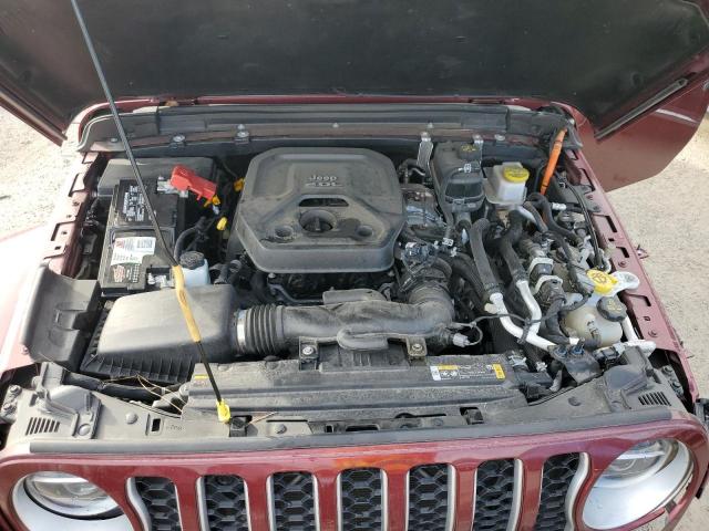 1C4JJXP68MW809740 - 2021 JEEP WRANGLER U SAHARA 4XE BURGUNDY photo 12