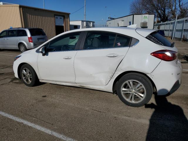 3G1BE6SM7HS583516 - 2017 CHEVROLET CRUZE LT WHITE photo 2