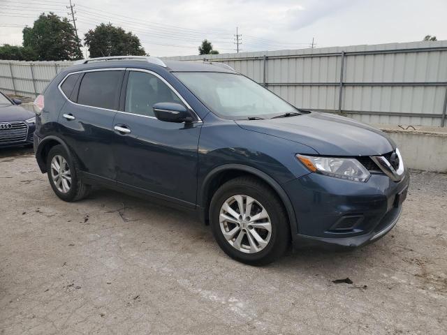 KNMAT2MT4FP557411 - 2015 NISSAN ROGUE S Blau Foto 4