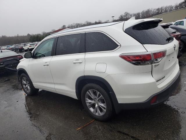 5TDJKRFH9FS155653 - 2015 TOYOTA HIGHLANDER XLE WHITE photo 2