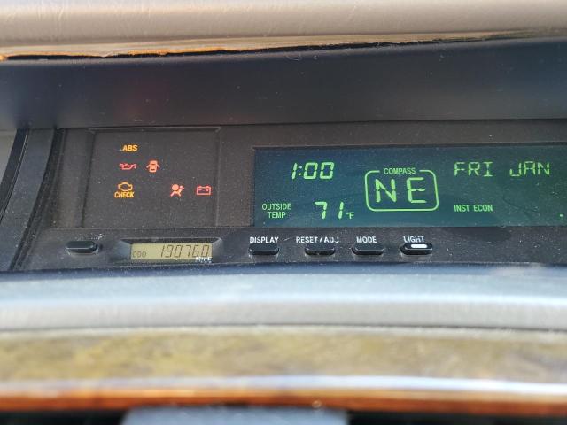 4T1BF28B41U140440 - 2001 TOYOTA AVALON XL TAN photo 9