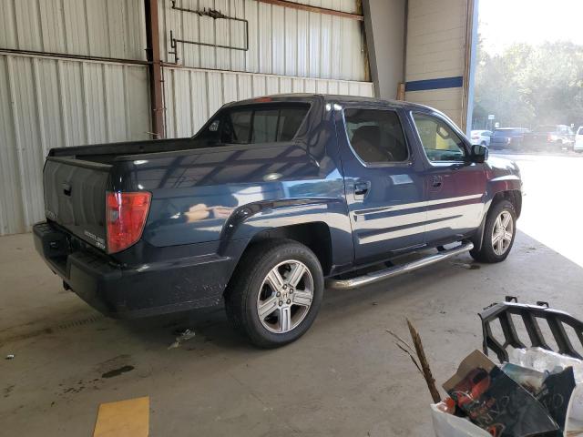 5FPYK1F54BB009365 - 2011 HONDA RIDGELINE RTL BLUE photo 3