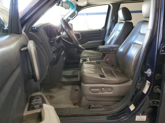 5FPYK1F54BB009365 - 2011 HONDA RIDGELINE RTL BLUE photo 7
