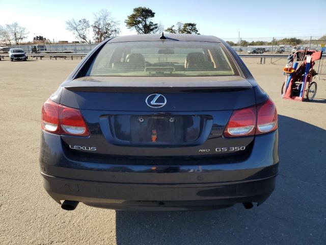 JTHCE96S480017356 - 2008 LEXUS GS 350 BLUE photo 6