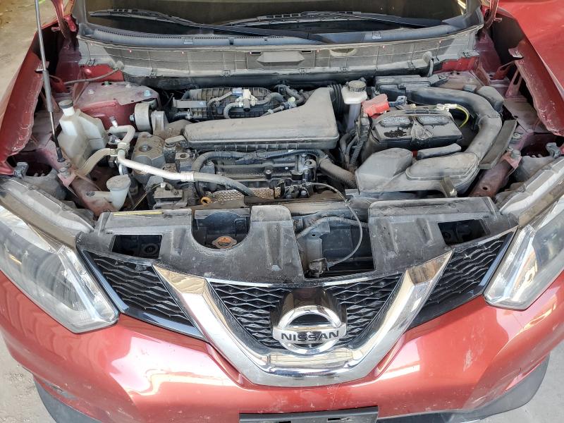 KNMAT2MT8GP672885 - 2016 NISSAN ROGUE S RED photo 12
