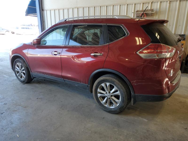 KNMAT2MT8GP672885 - 2016 NISSAN ROGUE S RED photo 2